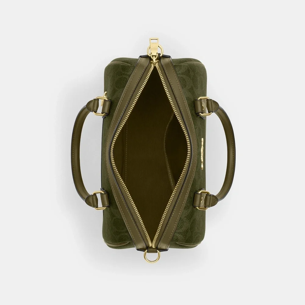 Rowan Satchel Bag In Signature Canvas - Picture 1 of 3